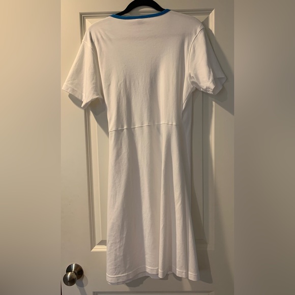 Landsend Vintage White Wrap Dress/Robe Women’s Size Medium - Picture 4 of 5